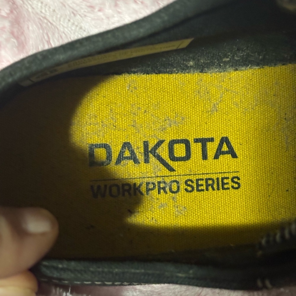 Classic Black Canvas Steal Toe Work Sneakers women 9.5 - Picture 10 of 12